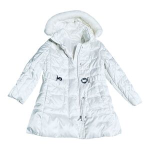 Geox Kids White Puffer Jacket